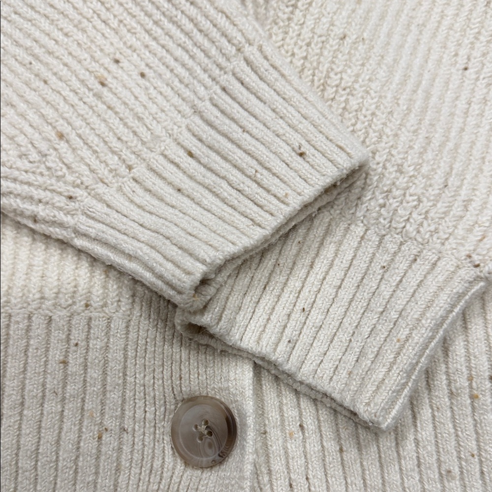 Old Navy Cream Button-Up Women's Cardigan - Picture 3 of 5